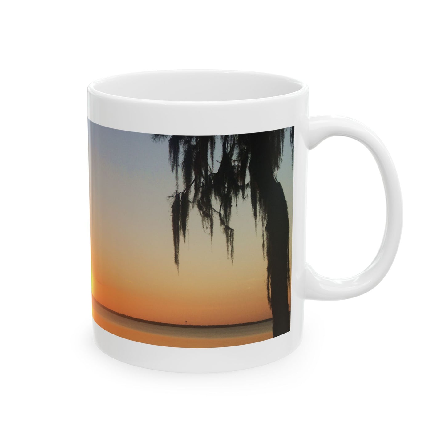 Psalm 19:1 Sunrise Mug – “The Heavens Declare the Glory of God” | Christian Coffee Cup Gift