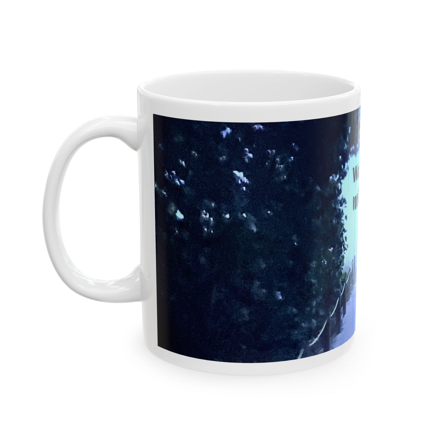 Christian Faith Mug – Walk by Faith Not by Sight – Inspirational Bible Verse Gift