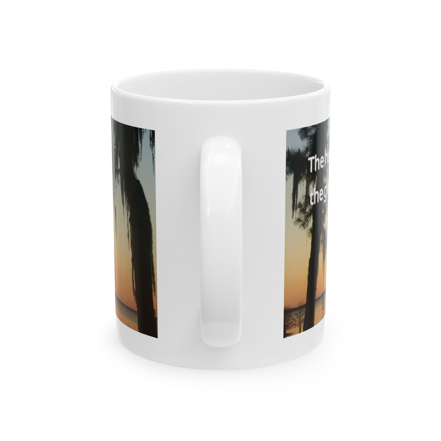 Psalm 19:1 Sunrise Mug – “The Heavens Declare the Glory of God” | Christian Coffee Cup Gift