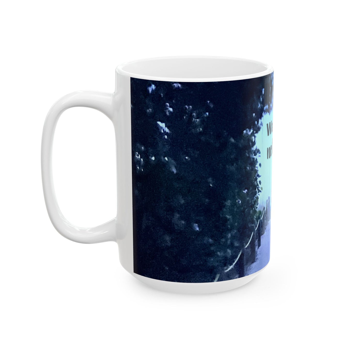 Christian Faith Mug – Walk by Faith Not by Sight – Inspirational Bible Verse Gift