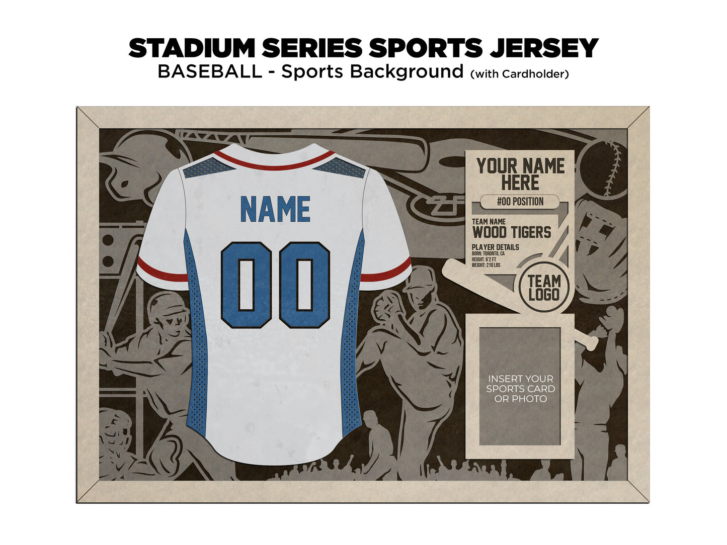 Personalized Baseball Jersey Sign – Custom Player Name & Number | Team Gift, Senior Night, Coach Gift