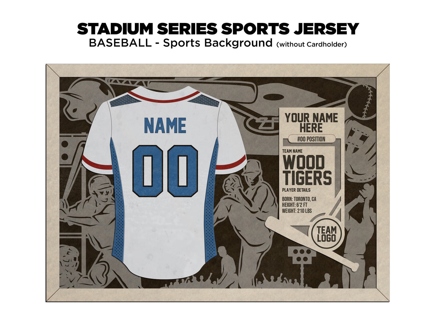 Personalized Baseball Jersey Sign – Custom Player Name & Number | Team Gift, Senior Night, Coach Gift