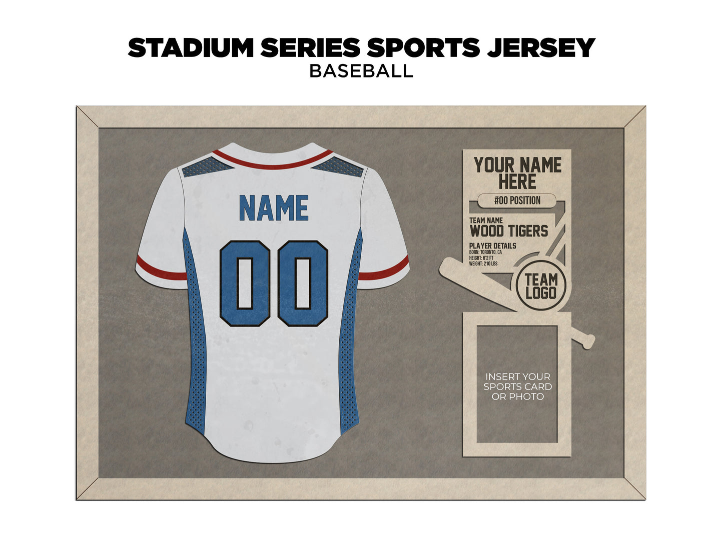 Personalized Baseball Jersey Sign – Custom Player Name & Number | Team Gift, Senior Night, Coach Gift