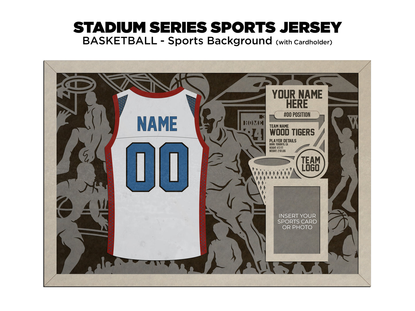 Personalized Basketball Jersey Sign – Custom Player Name & Number | Senior Night Gift, Team Gift, Basketball Mom
