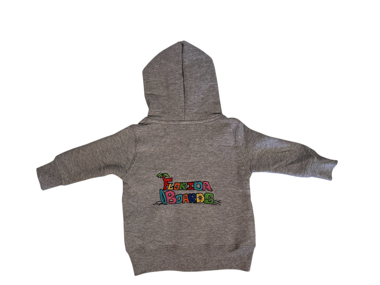 Florida Boards Embroidered Hoodie Gray Heavy Blend