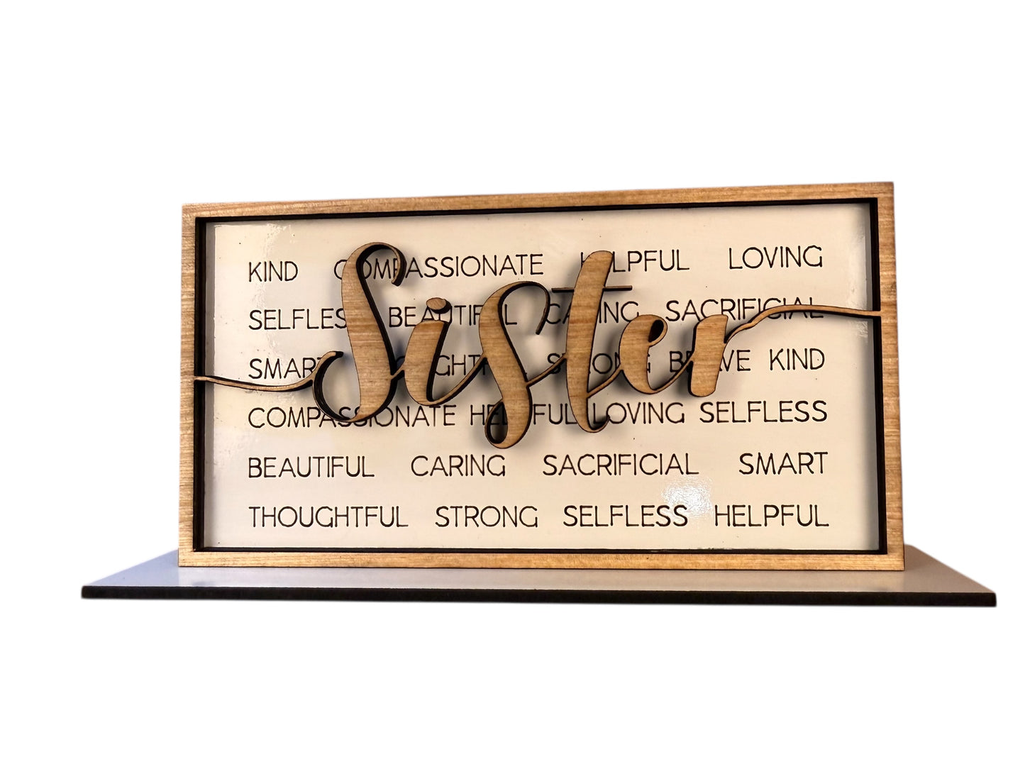 Sister Tabletop Wood Sign – Meaningful Gift Decor (Copy)